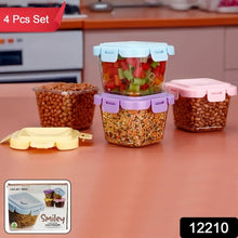 Plastic Food Storage Containers with Lids | 4-Piece Set (500ML) | Leak-Proof, Microwave & Freezer Safe