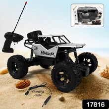 1:18 Scale Rock Crawler Monster RC Truck – All-Terrain Stunt Racing Car (Rechargeable)