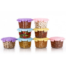 Plastic Food Storage Containers with Lids | 4-Piece Set (500ML) | Leak-Proof, Microwave & Freezer Safe