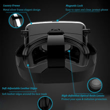 VR Pro Virtual Reality 3D Glasses Headset – Adjustable Straps, Pupil & Focus Distance, Android & iPhone Compatible