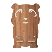 Wooden Cartoon Mobile Stand – Cute Bear-Shaped Desk Holder for Smartphones | Fun & Portable