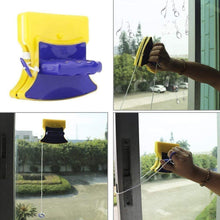 Double-Sided Magnetic Window Cleaner – Glass Wiper for Single Glazed Windows (3-8mm Thick)