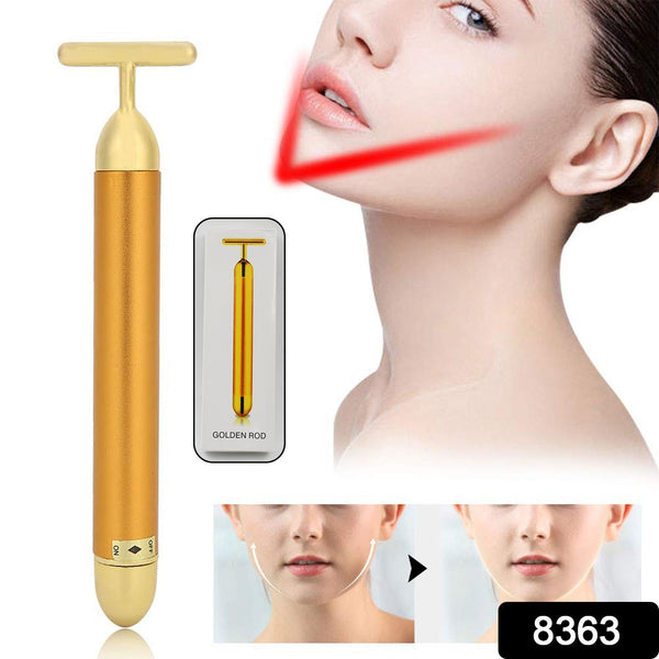 Golden Energy Face Massager | Vibrating Facial Massage Tool | Skin Rejuvenation & Beauty Care | Used By Alia Bhatt