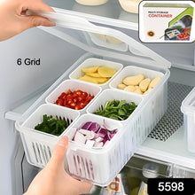 Fridge Storage Box | Freezer-Safe Vegetable & Food Organizer for Kitchen (1 Pc)