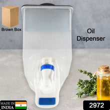 Wall-Mounted Oil Dispenser Bottle – No-Drill, Leakproof Liquid Seasoning Container for Kitchen