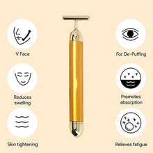 Golden Energy Face Massager | Vibrating Facial Massage Tool | Skin Rejuvenation & Beauty Care | Used By Alia Bhatt