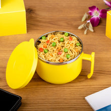 Maggie Bowl with Lid & Handle | Stainless Steel Soup Bowl | Insulated, Dishwasher Safe | Ideal for Noodles, Cereal & More