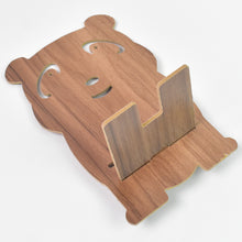 Wooden Cartoon Mobile Stand – Cute Bear-Shaped Desk Holder for Smartphones | Fun & Portable