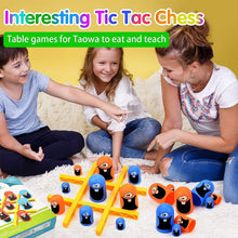 Tic-Tac-Toe Gobble Game – Classic Strategy Board Game for Kids & Adults (Multicolor, 1 Set)