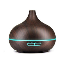 Electric Ultrasonic Aromatherapy Humidifier - Cool Mist, 500ML, BPA-Free, 7 LED Colors, Auto-Off, Remote Control for Home & Office