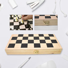 Folding Wooden Chess Board Set (30×30 cm) – Classic Strategy Game for Kids & Adults