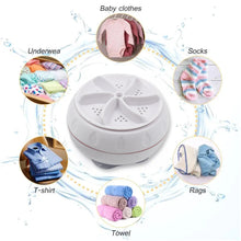 Portable USB Turbine Washing Machine – Mini Laundry Cleaner for Clothes & Travel